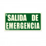 Cartel salida de emergencia