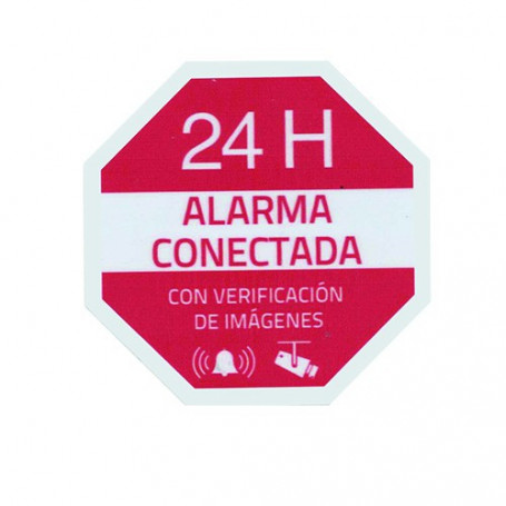 Pegatina alarma conectada de plástico para interior/exterior