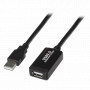 Extensor USB 2.0, 5m - Activo - Conectores USB A M/H