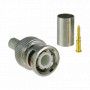 Conector BNC fino macho para crimpar