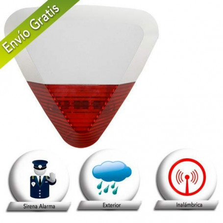 Sirena exterior inalámbrica para chuango G5 y G5plus