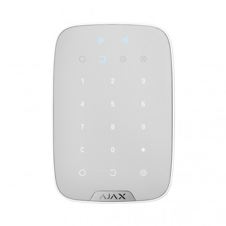 Teclado independiente con lector Bidireccional blanco