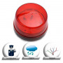 Luz roja LED para alarma con Strobe 12v