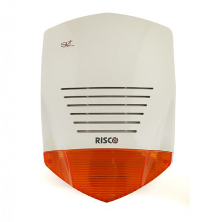 Sirena de Exterior Risco ProSound (Lente ámbar) cableado convencional o en BUS Grado 2