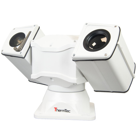 ThermTec cámara térmica IP PTZ Dual
