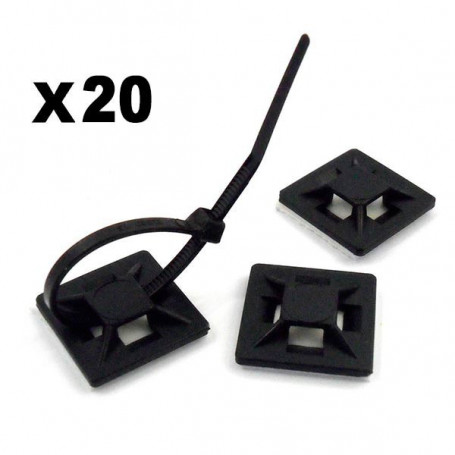 Soporte adhesivo para enrutamiento de cables