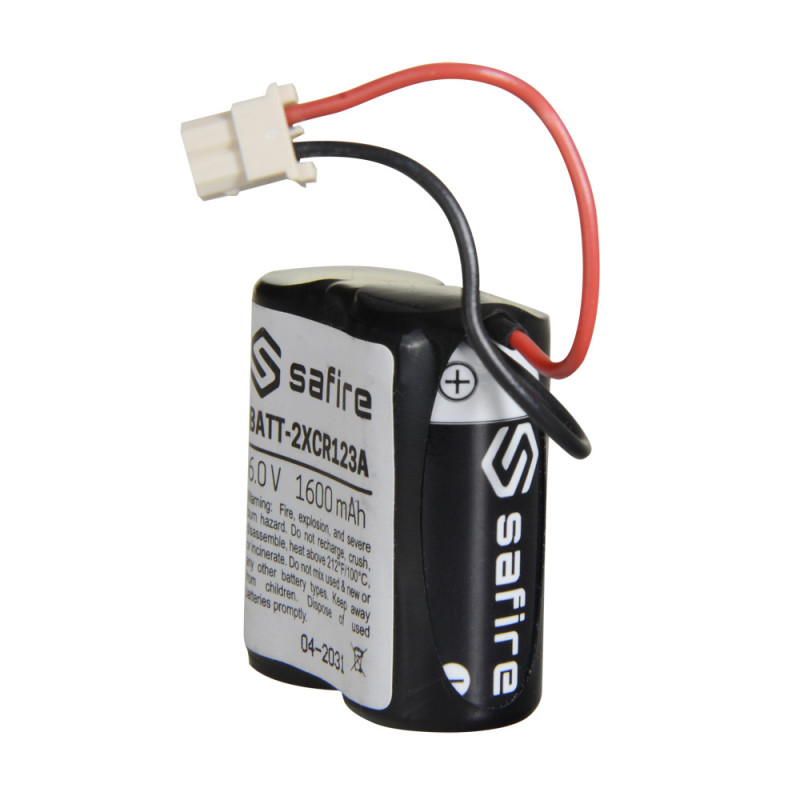 Safire Pack de pilas CR123A / CR17345 / 5018LC En retráctil con conector  Molex 5284