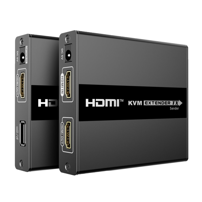 Extensor HDMI con KVM Emisor y receptor Alcance 60 m
