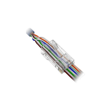 Conector RJ45 Categoría 6 – 50 unidades Alta velocidad y fácil instalación