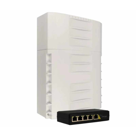 Extensor POE 4 puertos sin alimentación extra